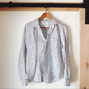 Frank & Eileen Button Down Linen Blouse